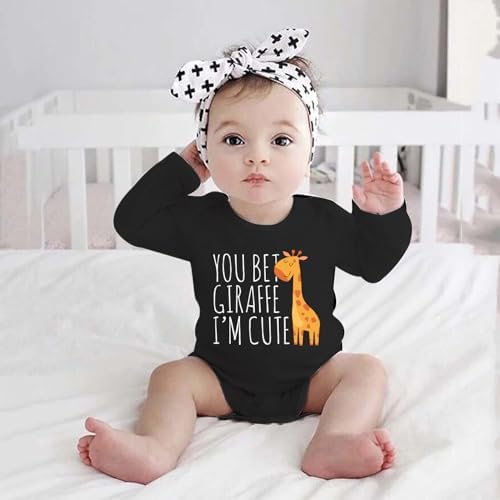 listery Funny Baby Clothes Boy Cute Giraffe Baby Funny Newborn - Image 2