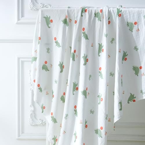 Baby Swaddle Blankets, Bamboo Muslin Receiving Blanket | 1-Pack, Lightweight & - Image 6