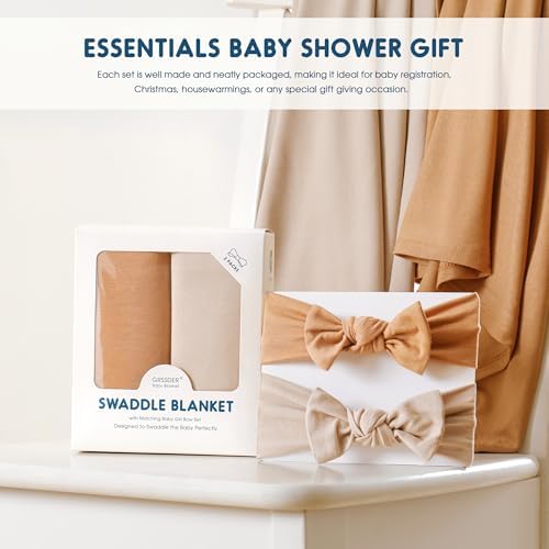 GRSSDER Newborn Swaddle Blanket Set - Image 5