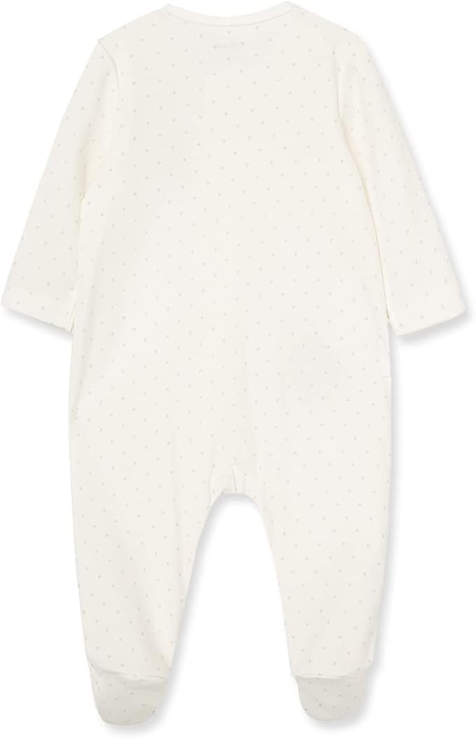 Little Me Clothes for Baby Girls' 100% Cotton Scratch-Free Tag Footie Sleeper - Image 3