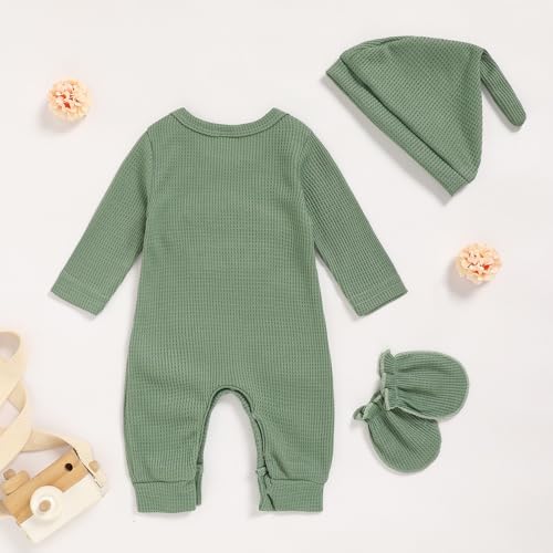 GRNSHTS Newborn Baby Boy Romper Coming Home Outfits Letter Print Bodysuit - Image 3