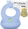 Silicone Baby Bib, Adjustable Feeding Bib, Food Catcher by Unknown