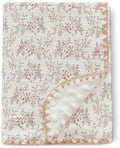 Baby Swaddel Blanket Cotton Muslin Thick Bath Towel Dotted Backing Double Layer by Gunnaicat