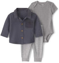 Carter's Baby Boys' 3-piece Bodysuit Pant Sets by Carters