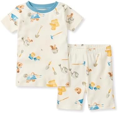 Burt's Bees Baby Unisex Organic Cotton Short Sleeve & Shorts PJ Set, 2-PC | by BurtsBeesBaby