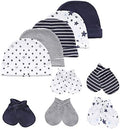 MAMIMAKA Baby Hat and Mittens Set Newborn Baby Hats Caps by MAMIMAKA