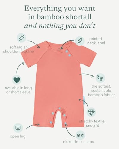 PurComfy SuperSoft Bamboo Viscose Baby Romper, Short Sleeve | One-piece Summer - Image 2