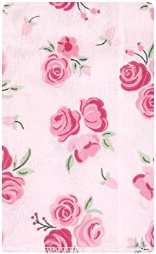 Luvable Friends Hudson Baby Flannel Burp Cloths 10pk, Rosy Bloom - Image 2