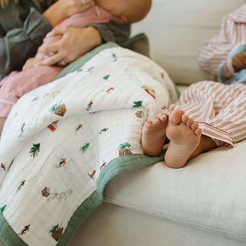 Little Unicorn Newborn Receiving Quilt | Ultra- Soft - Image 6
