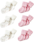 Nurses Choice 6 Pack Cotton Unisex Baby Socks by NursesChoice