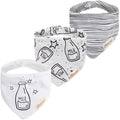 JN&LULU 3 Pack Newborn Baby Bibs Bandana Drool Bibs by JNLULU