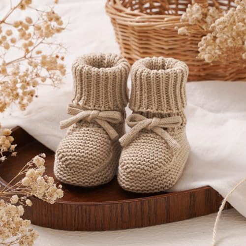 Hadetoto Baby Headband and Booties Set, 100% Organic Cotton - Image 6