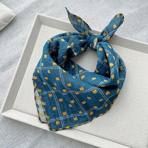 Double Layers Two Tones Dog Cotton Bandana Bibs Scarf DCB01 B&Y - Image 6
