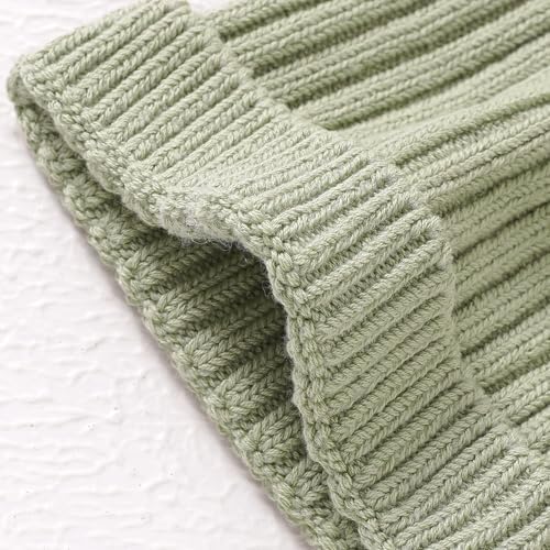 Neiwech Cotton Baby Beanie Hat Infant Newborn Toddler Winter Knitted Warm Skull - Image 6