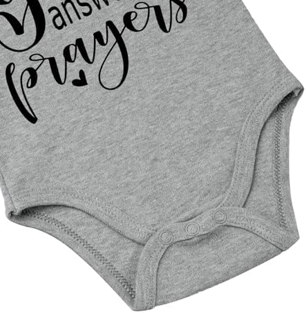 listery I'M Proof That God Answers Prayers Baby Bodysuit Baby Religious Infant - Image 4