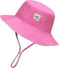 Baby Sun Hat Smile Face UPF 50+ Toddler Bucket Hat by MaxNova