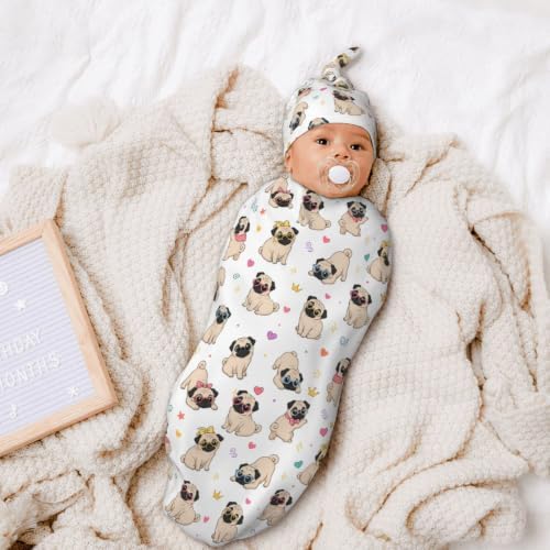 Candy Swaddle Blankets Soft Receiving Blanket Baby Swaddle Wrap - Image 6