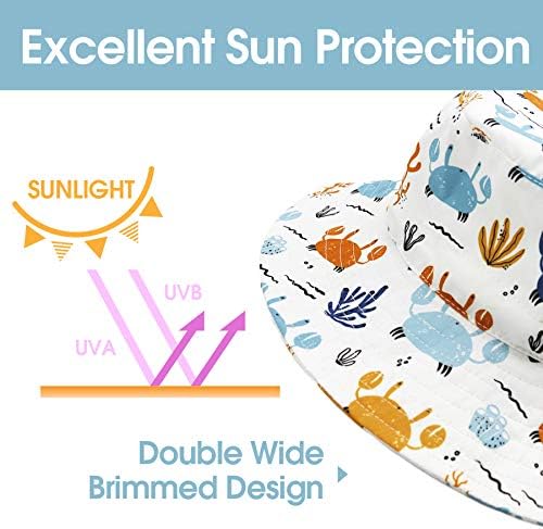 Baby Sun Hat Baby Boy Hats Toddler Hat UPF 50+ Bucket Hat - Image 2