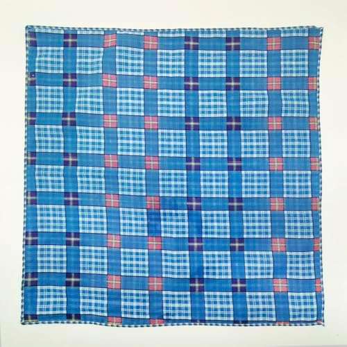 Double Layers Two Tones Dog Cotton Bandana Bibs Scarf DCB23 B&W - Image 6