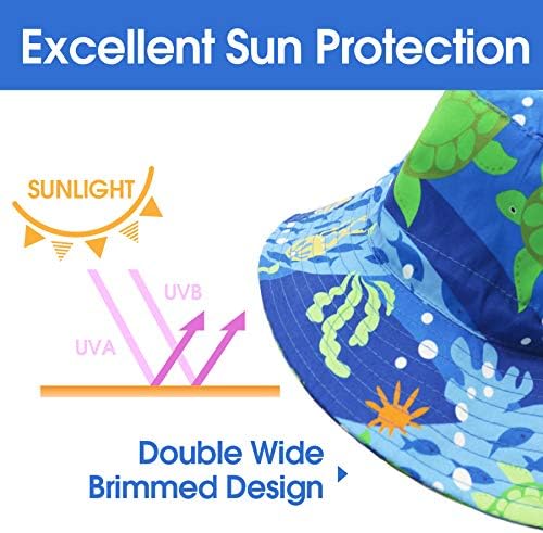 Baby Sun Hat Baby Boy Hats Toddler Hat UPF 50+ Bucket Hat - Image 2