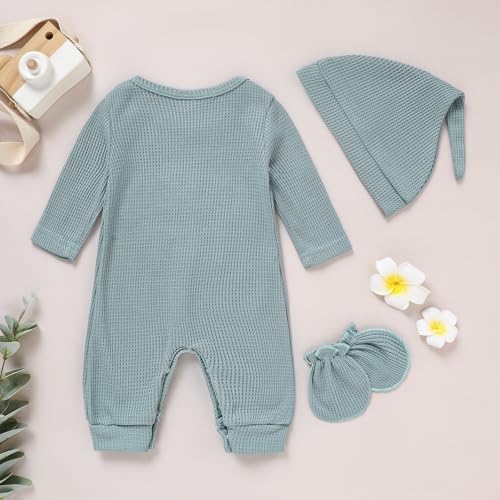 GRNSHTS Newborn Baby Boy Romper Coming Home Outfits Letter Print Bodysuit - Image 3