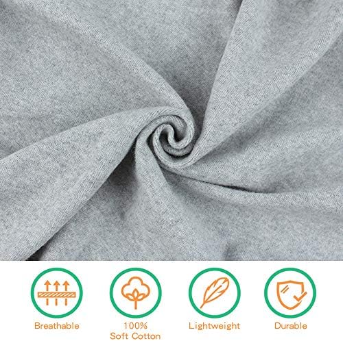PESAAT Cotton Baby Swaddle Hat Set Newborn Infant Hats Receiving Blankets - Image 4