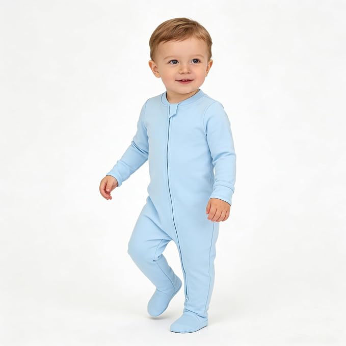 Aablexema Baby Footie Pajamas Cotton - Image 3