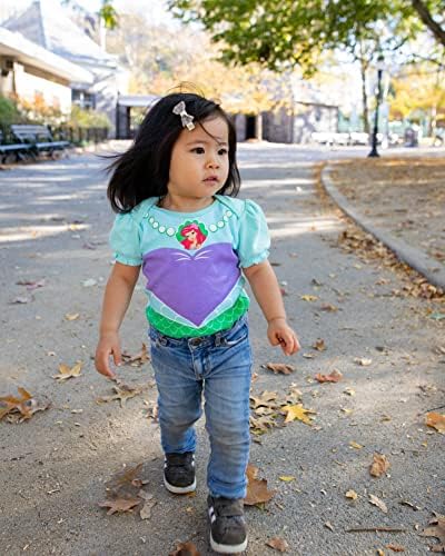 Disney Princess Ariel Cinderella Aurora Baby Girls Bodysuits and Headband - Image 2