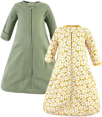 Hudson Baby Unisex Baby Cotton Long-Sleeve Wearable Sleeping Bag by HudsonBaby