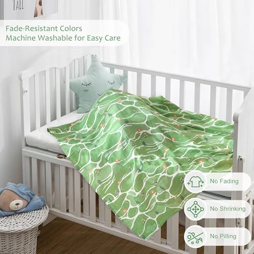 Baby Swaddle Blankets, Bamboo Muslin Receiving Blanket | 1-Pack, Lightweight & - Image 5
