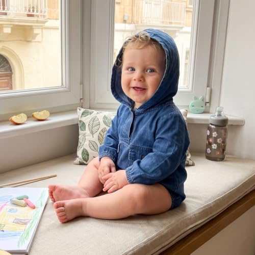Douhoow Baby Boy Hooded Romper Long Sleeve Boy Plaid Hoodies Baby Jacket Infant - Image 6
