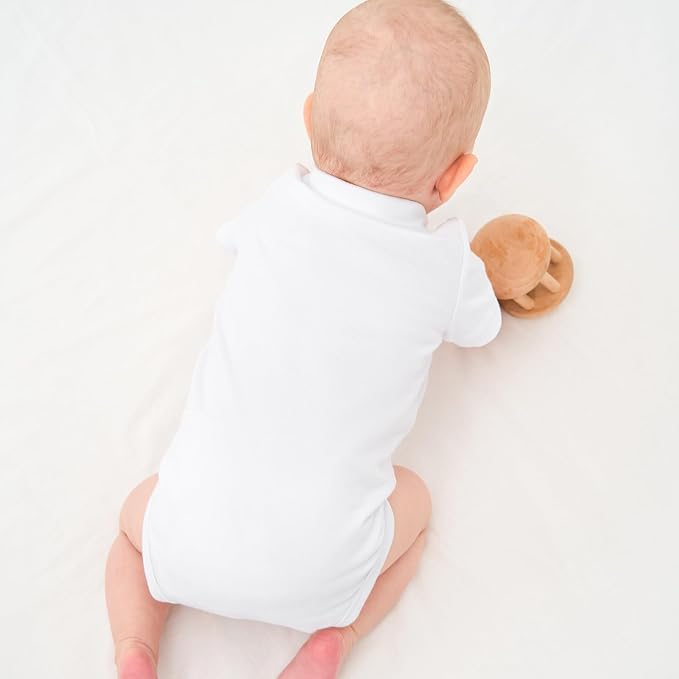 pureborn Baby Girls Boys Bodysuit Super Soft Cotton Romper 0-24 Months | - Image 3