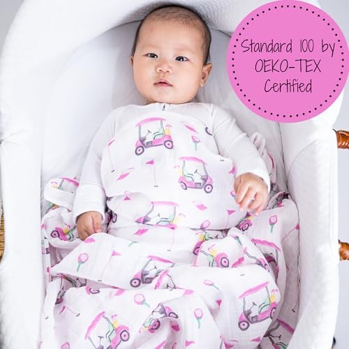 LollyBanks Muslin Swaddle Blankets 2 Pack, 100% Cotton Baby Blanket - Image 4