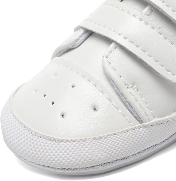 Clowora Baby Boys Girls Shoes Non-Slip Rubber Sole Sneakers Infant First Walking Toddler Crib Shoes Newborn Loafers Flats.