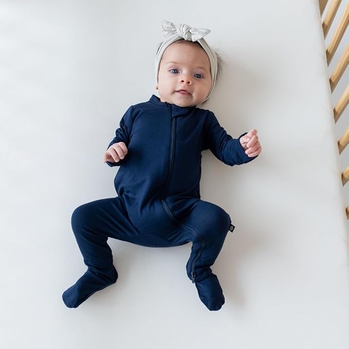 KYTE BABY Infant and Toddler Dual Zipper Footie, Ultra-Soft Rayon Made From - Image 4
