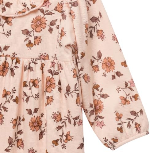 Modern Moments by Gerber Baby Girls' Long Sleeve Long Leg Ruffle Romper - Image 3