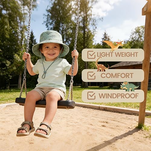 Baby Sun Hat UPF 50+ Toddler Bucket Summer Kids Beach Hats - Image 4