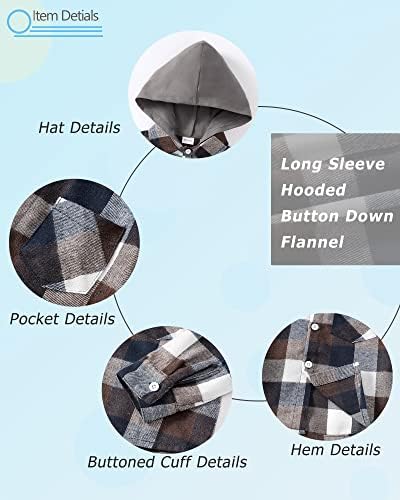 Toddler Baby Boy Long Sleeve Shirt Flannel Buffalo Plaid Shirts Button Down - Image 6