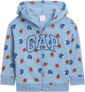 GAP Baby Boys' Playtime Favorites Logo Full Zip Hoodie Hooded Sweatshirt by GAP