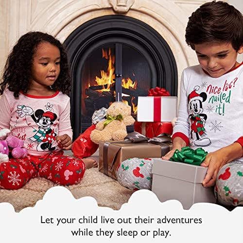 Disney Unisex Kids' 6-piece Snug-fit Cotton Matching Comfortable Pajama Set - Image 2