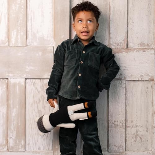 Burt's Bees Baby Boys Shirt and Pant Set, Long Sleeve Top & Bottom Outfit Bundle - Image 3