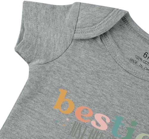 Besties Just Like Our Moms Baby Bodysuit Best Friend Baby Bodysuit Mom Besties - Image 3