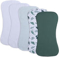 Baby Burp Cloths, Soft Absorbent Towel, 5 Pack by Gelisite