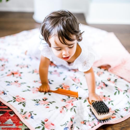 Little Unicorn Muslin Quilt Blanket | 100% Cotton Soft Multi-Layered Muslin - Image 6