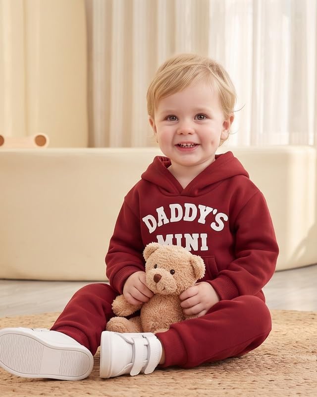 Toddler Baby Boy Fall Clothes Long Sleeve Hoodie Sweatshirts Pants Set Infant - Image 3