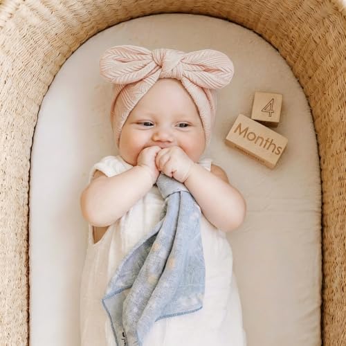 DRESHOW BQUBO Newborn Baby Bow Knot Turban Hat Hospital Hat Baby Infant Beanie - Image 4