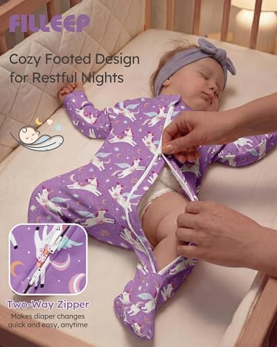 Baby Sleepers 100% Organic Cotton Pajamas - Image 4