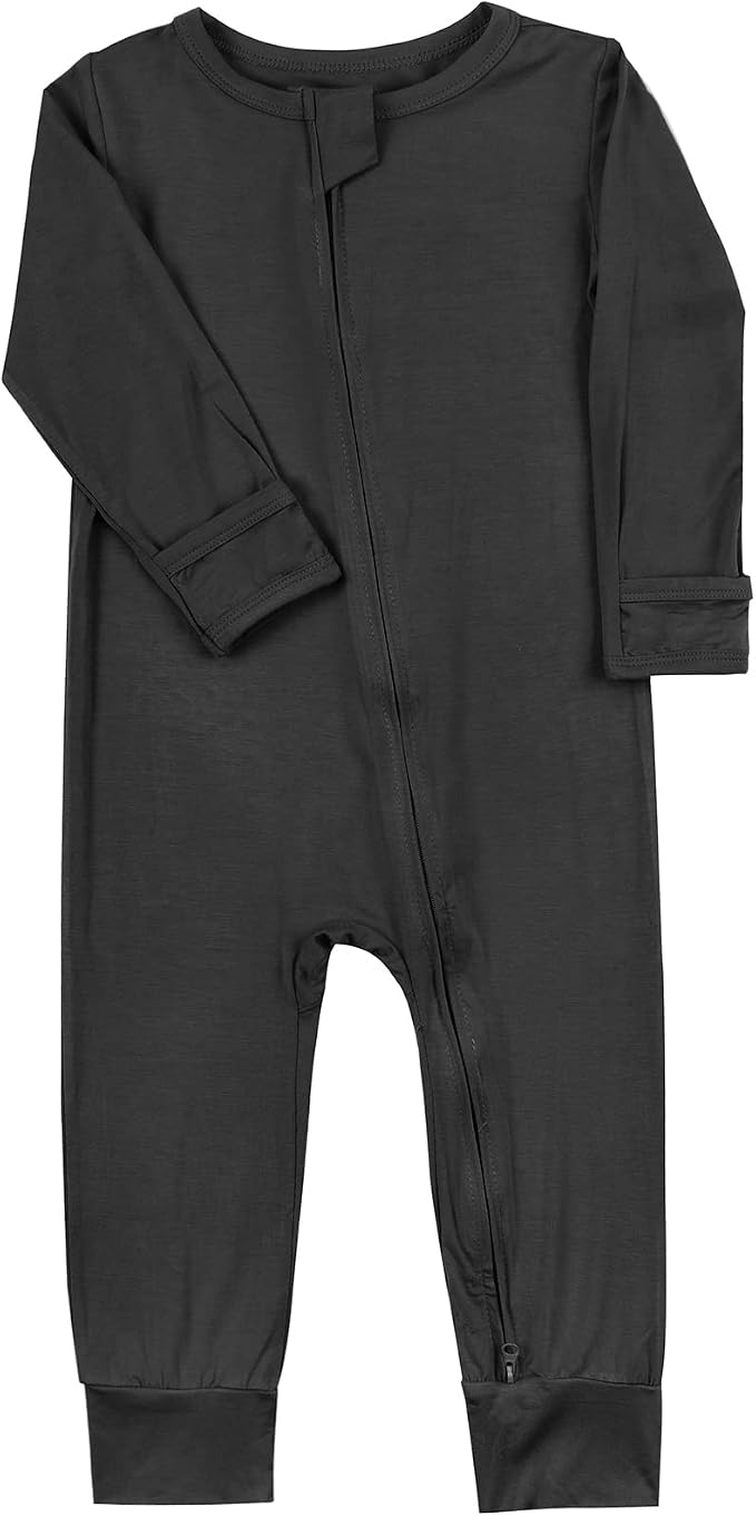 Aablexema Unisex Rayon of Bamboo Baby Footless Pajamas Romper by Aablexema
