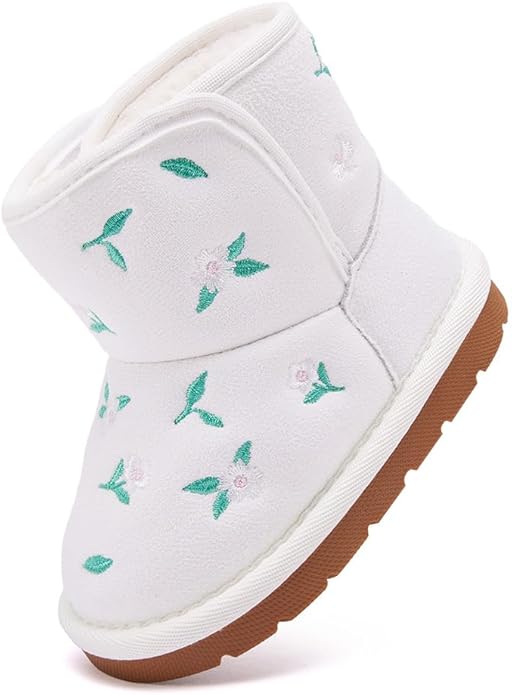 BMCiTYBM Girls Boys Snow Boots Warm Winter Fur Lined Baby Shoes (Infant/Toddler/Little Kid)