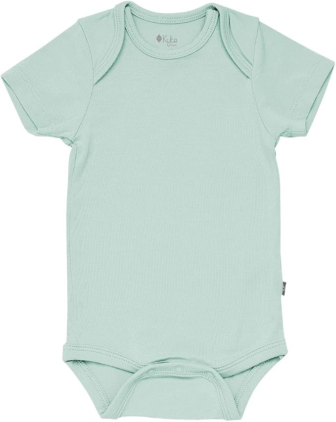 KYTE BABY Short Sleeve Baby Bodysuit, Buttery Soft Rayon Made From Bamboo by KYTEBABY